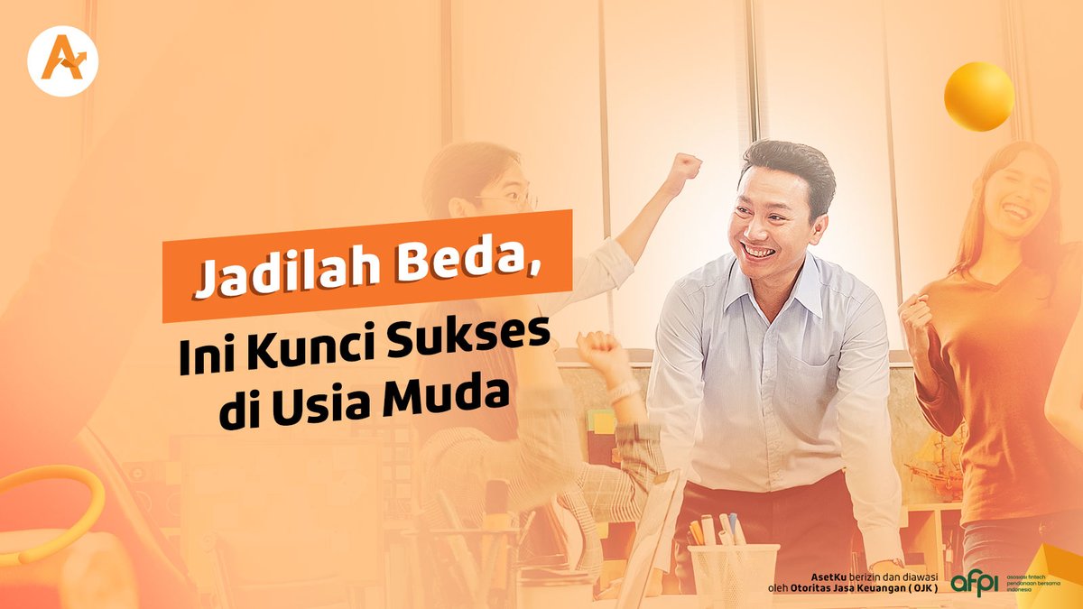 Asetku_id's tweet photo. Penasaran gak sih kamu bagaimana seseorang bisa sukses di usia muda #TemanKu?
Yuk simak kunci sukses berikut ini, agar kamu bisa menerapkannya!

🚀Jangan lupa Like, Comment &amp; Share konten +positif ini ke sosial mediamu ya! 

#AsetKu 
#KunciKesuksesan
#TipsKeuangan https://t.co/vevoT1Qvgg