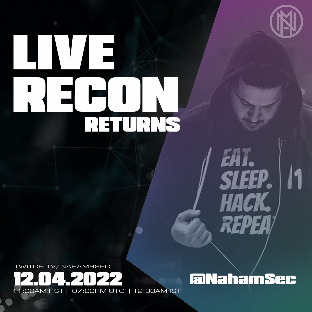 NahamSec's tweet image. Where are my nahomies?