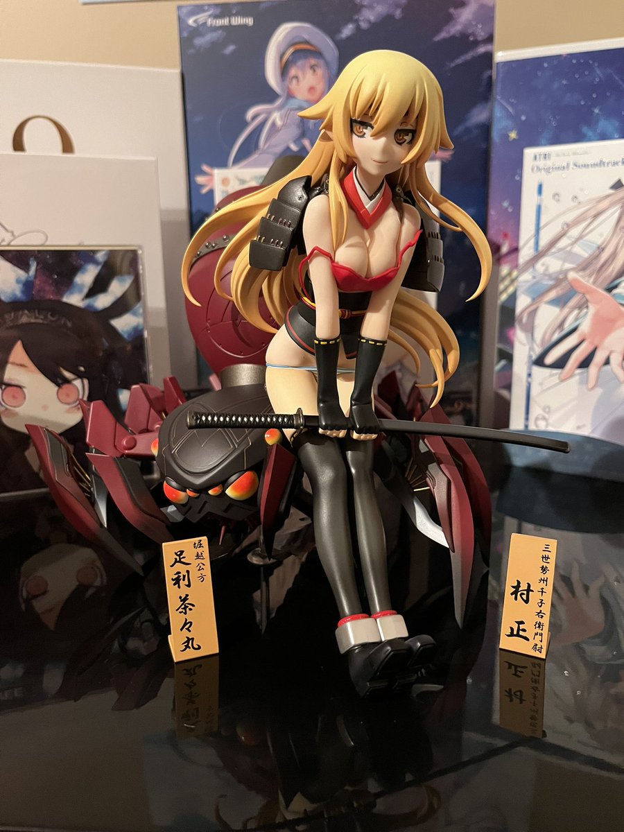 IgniteOsu's tweet photo. What’s up ignition. Still not playing osu, but I AM still spending too much money on New Wives. 

Say hi to my new centerpiece Chachamaru! She’s a bad bitch FOR REAL!!! 

My previous wife, Meguru, has been relegated to the jar. Do not ask about her.

Here’s my updated VN display! https://t.co/EF4xm5sHk6