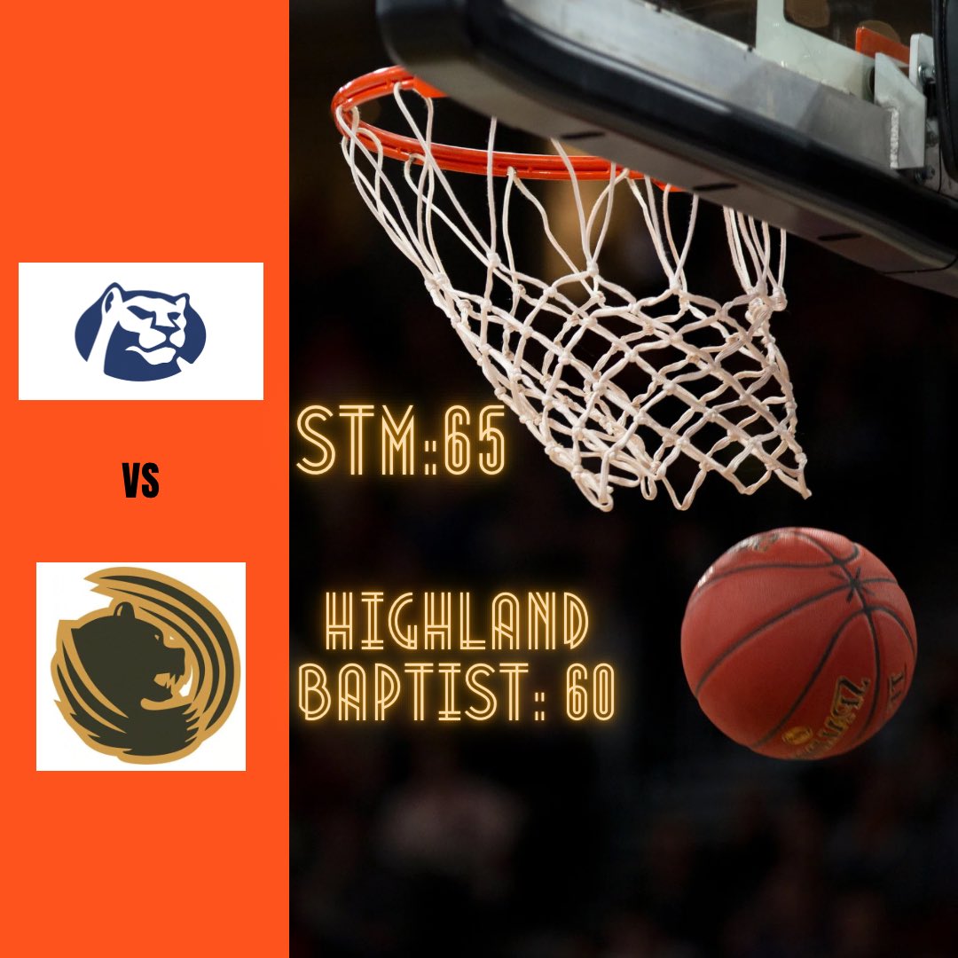 STMLCB's tweet photo. STM Lady Cougars win over Highland Baptist 65-60 in their home opener! Top scorers were @BrynnanBoyd 16 @mccauley_blaire 16 &amp; @julesspiess 11 @STMathleticsnow https://t.co/sHLQVTkc6X