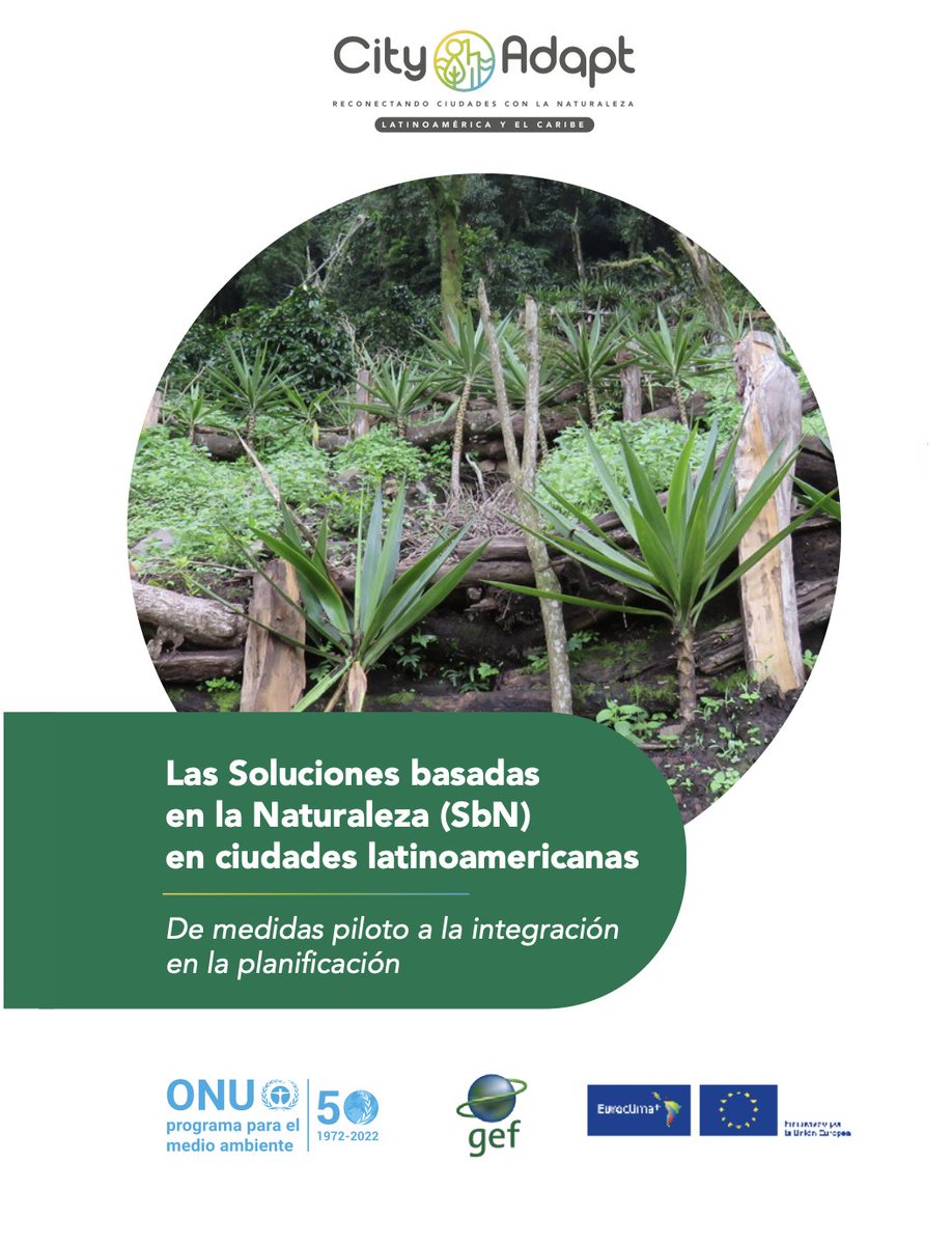 SERGIO_ANGON's tweet photo. ¿Cómo podemos integrar a la naturaleza en las ciudades latinoamericanas? Conoce esta guía de #SbN en ciudades elaborada por #CityAdapt . Descárgala de 🌳🌎🏙👉: https://t.co/RZON3jF69P https://t.co/LttoSpbJbg
