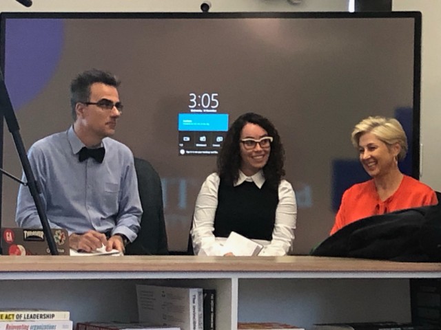 Today's panel discussion at RMIT FORWARD features BCCM CEO <a href="/melina_bccm/">Melina Morrison</a>, <a href="/antonymcmullen/">Antony McMullen</a>, <a href="/AAgirre/">Ana Aguirre</a> and Shirley Jackson discussing "Building the social economy co-operatively - The role of government and educators".