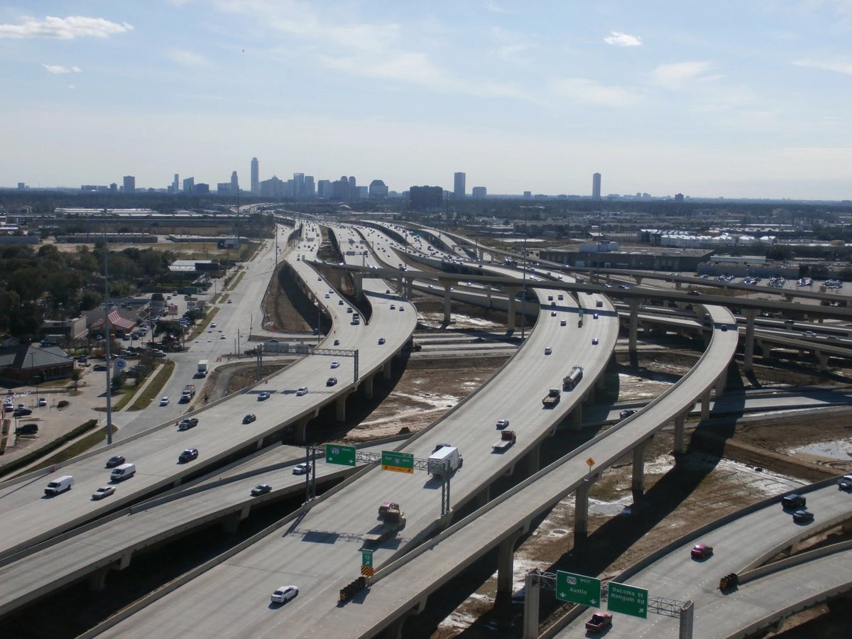 This interchange project in Texas was a national finalist for a “Quality of Life” award in case you were wondering where this country is at.