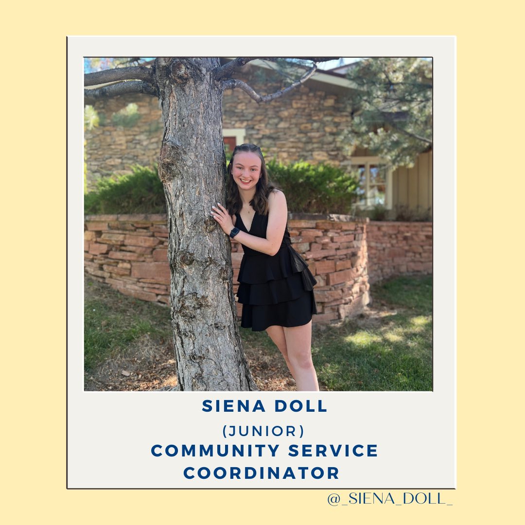 Ending this Tuesday with another post about our team! 🔷
Siena Doll is a junior and your DECA community service coordinator. She loves comics and baseball. She is looking forward to the food drive and build a bear. Her favorite DECA memory is going to DECA state. 💼
