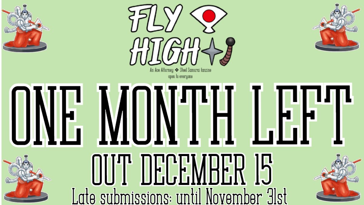 JuryZines's tweet image. Fly High comes out in 1 month!!  I don't know about you, but I'm excited!!!