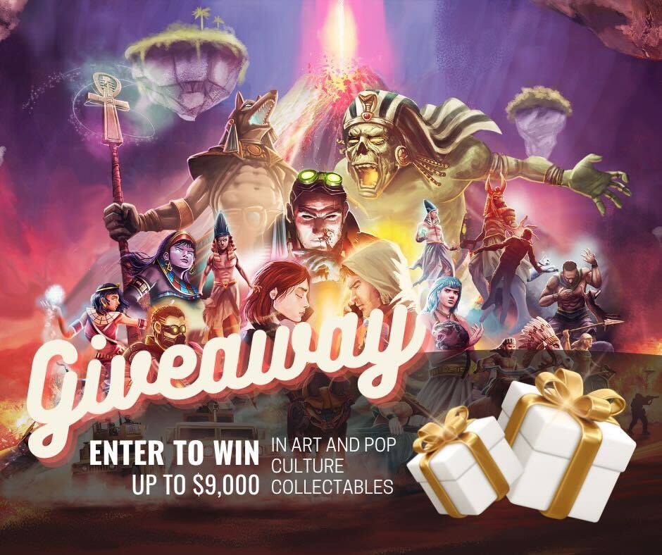 CryptoPharaohs_'s tweet photo. ⚡MEGA GIVEAWAY⚡
Enter our 🎉 MEGA GIVEAWAY 🎉 for a chances to win the biggest reward till date!
Enter for a chance to win: https://t.co/8EtvVoT3cU
The more actions you complete, the higher your chances of winning! 🥳
#PopConME #Art #PopCulture #Comics #Giveaways https://t.co/7OQvbB31FY