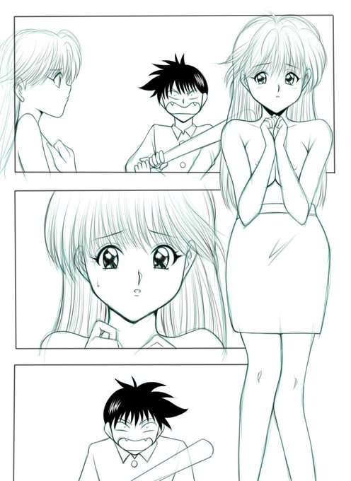 次のskeb依頼のまりあを描き始める。 