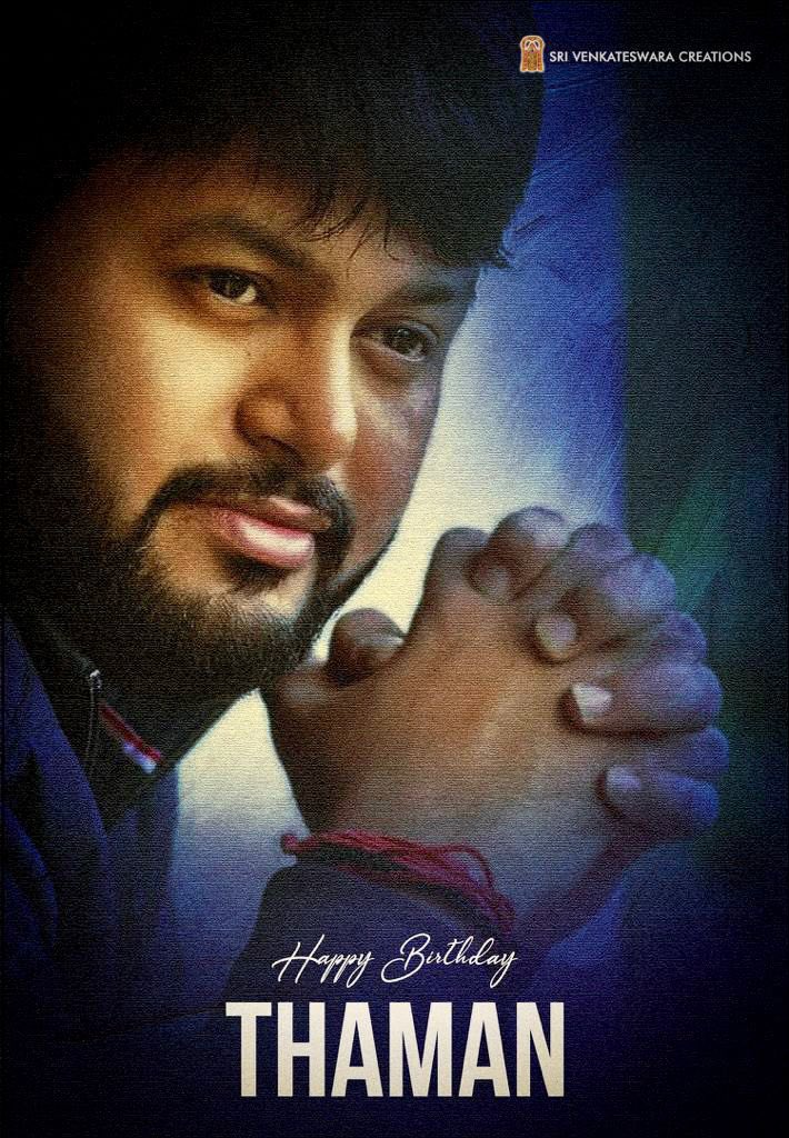 Wishing our energetic music director 
@MusicThaman, a very Happy Birthday!

#HBDThaman