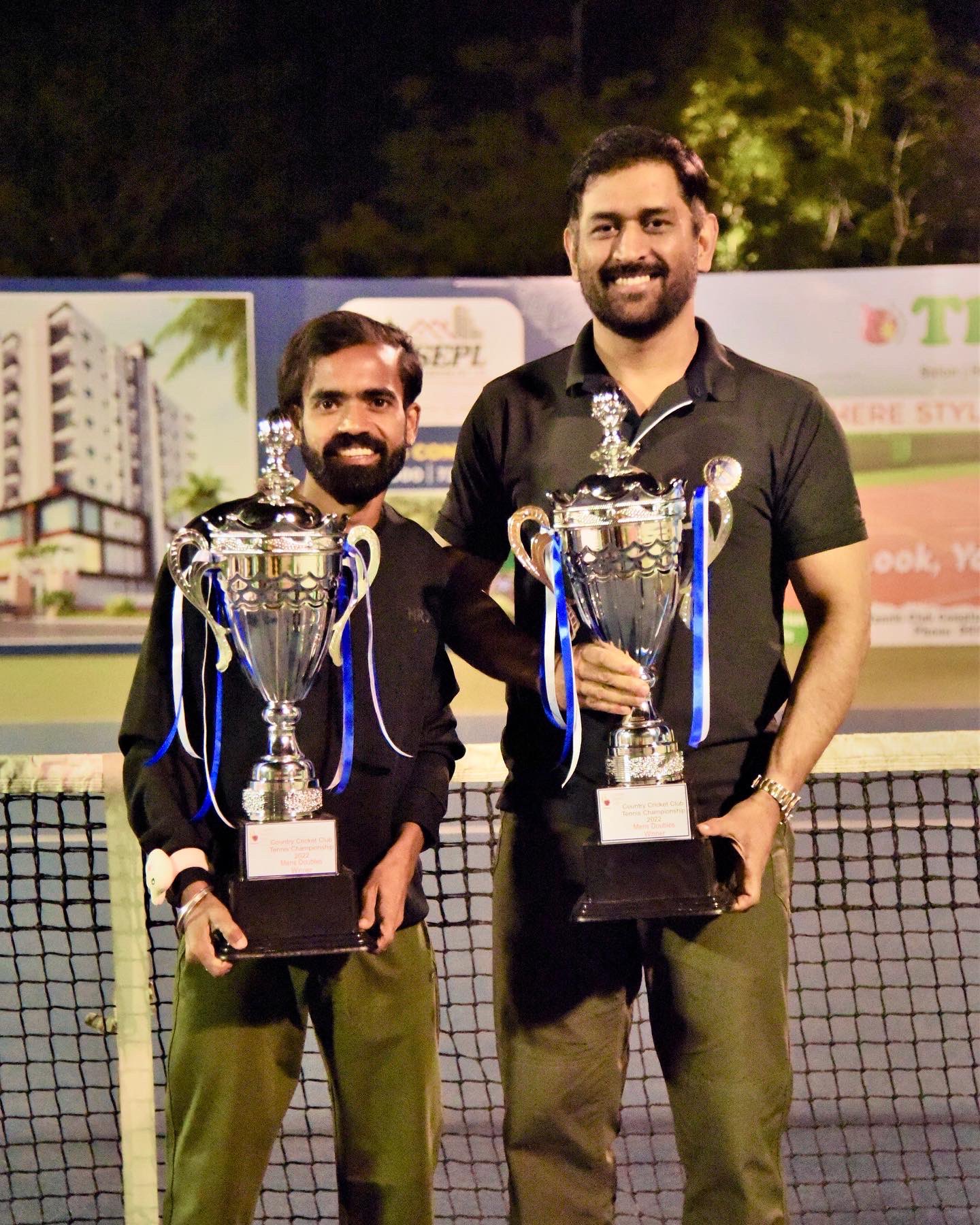 MS Dhoni and Sumeet Kumar Bajaj