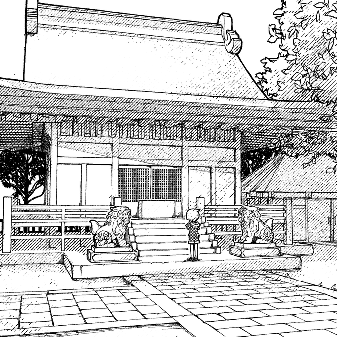 千々姫神社その2
入口から参道をまっすぐ進んだ先の、ご社殿と側にある蔵。左にも同じようなものがあるけど右側は外からは木で見えにくい位置にあって、多分神社を頼って来る曰く付きの物品が入ってる 