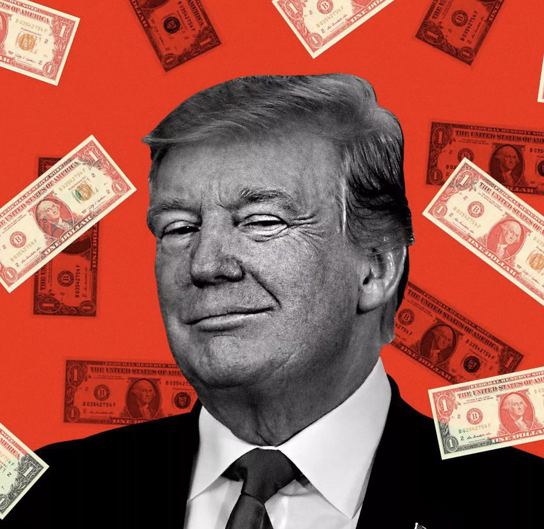 PlatfromSuck's tweet photo. Such a slime ball showing his true intentions with his bid for 2024 to rake in as much cash for all his legal problems…if he actually pays pays his attorney’s. https://t.co/IEPx4sM75x