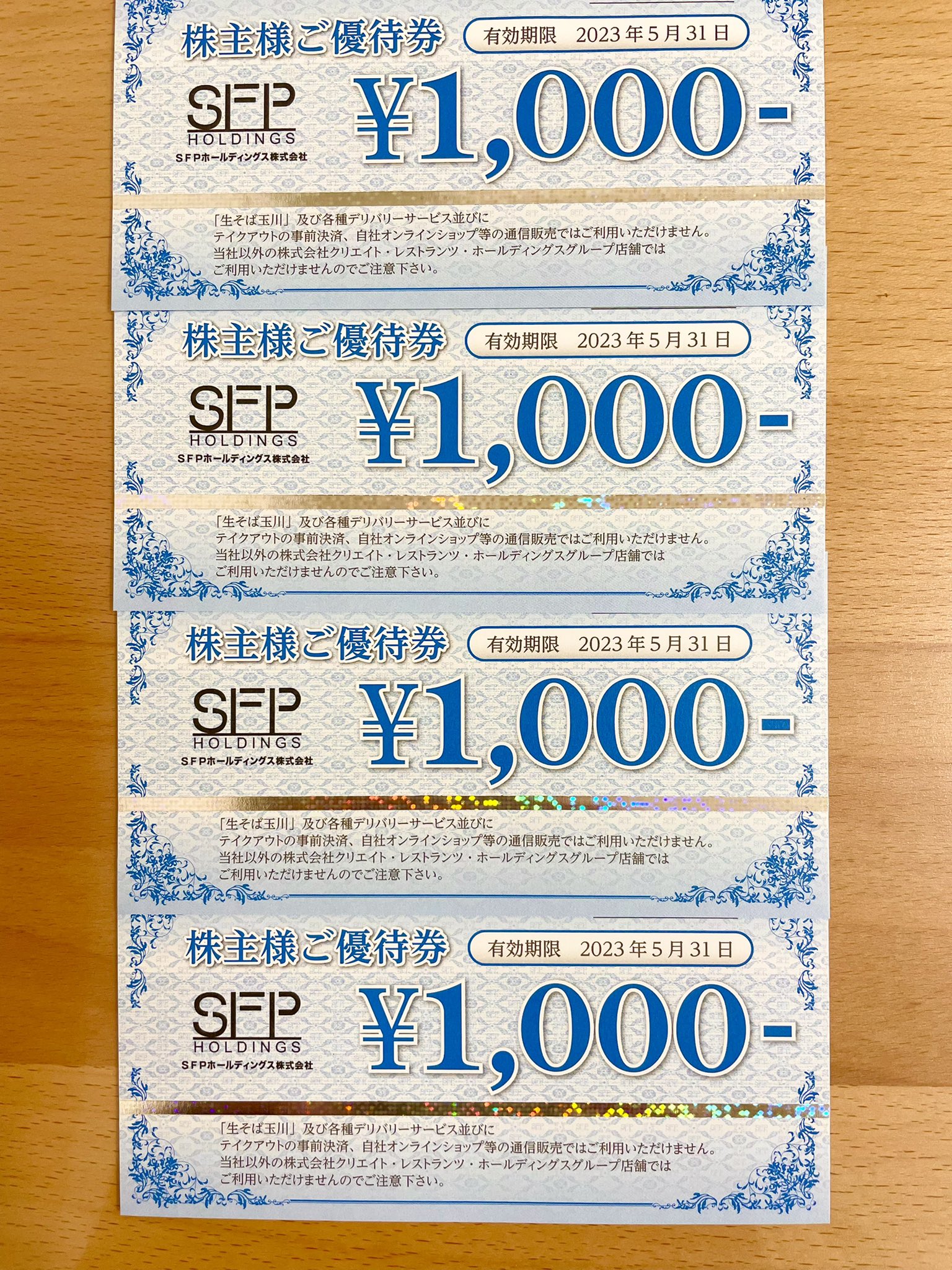 クリエイトレストランツホールディングス20000円分