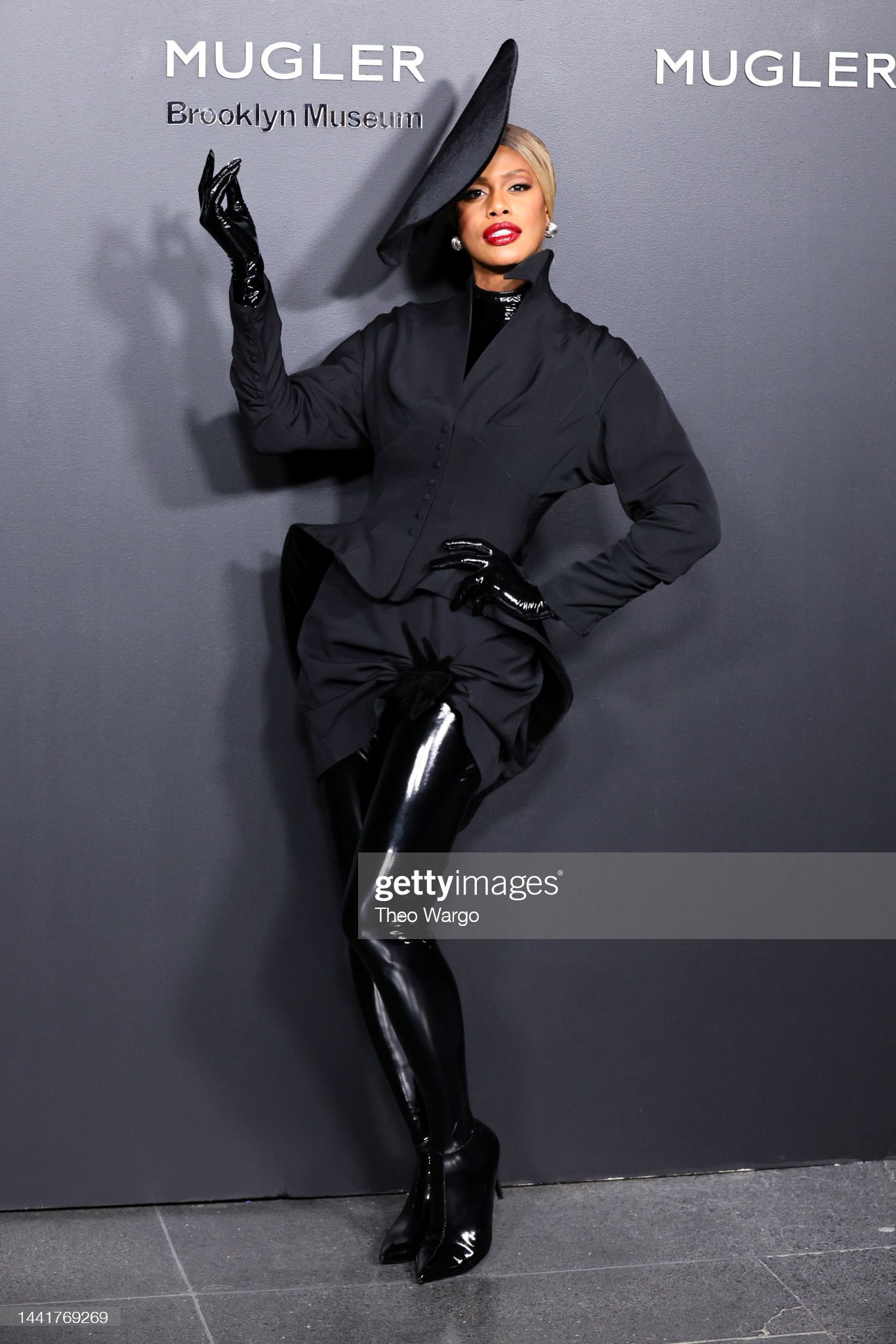 𓂋 on X: laverne cox in thierry mugler fall 1995 @ mugler's