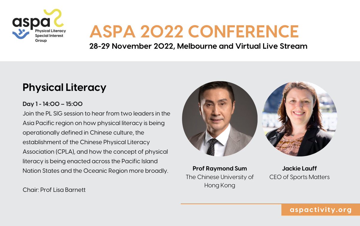 Lisa Barnett PhD (@lisabarnettphd) on Twitter photo Come to <a href="/ASPActivity/">Asia-Pacific Society for Physical Activity</a> and see the #physicalliteracy invited speakers! Hear what is happening in the #Asia #Pacific ! Can't wait to see people in person! (virtual option too) Come to <a href="/ASPActivity/">Asia-Pacific Society for Physical Activity</a> and see the #physicalliteracy invited speakers! Hear what is happening in the #Asia #Pacific ! Can't wait to see people in person! (virtual option too)