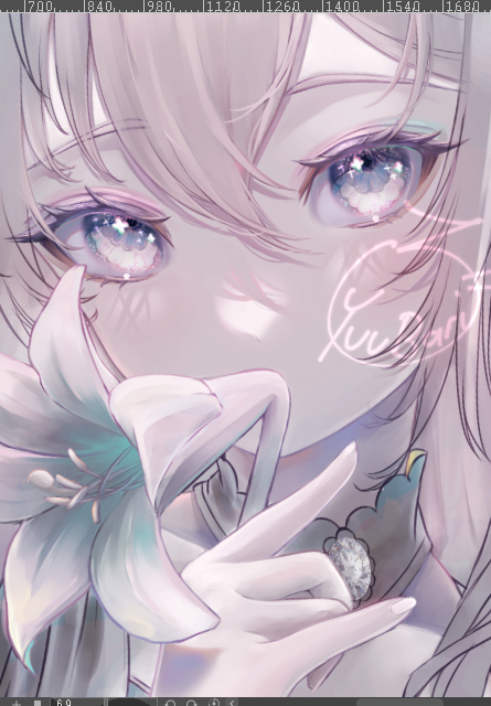 「White Lily 」|ゆうばりのイラスト