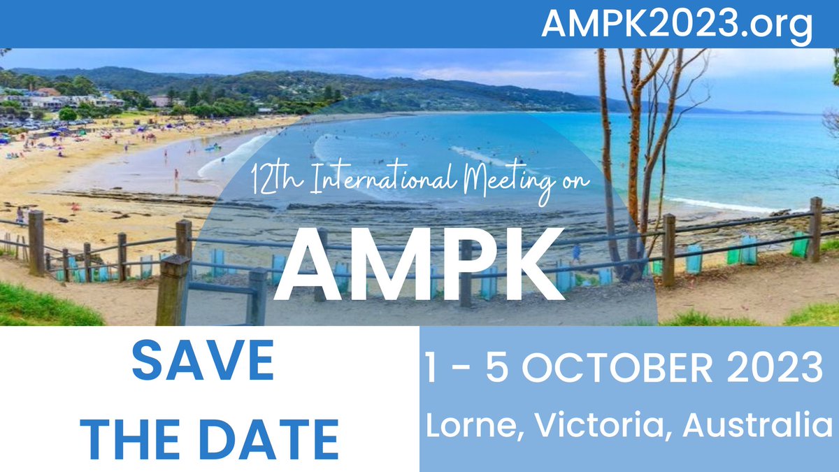 We’re excited to announce dates for the AMPK conference in Oct 2023. Great science, exceptional speakers of course, capped by the most stunning surroundings. See you here! ampk2023.org