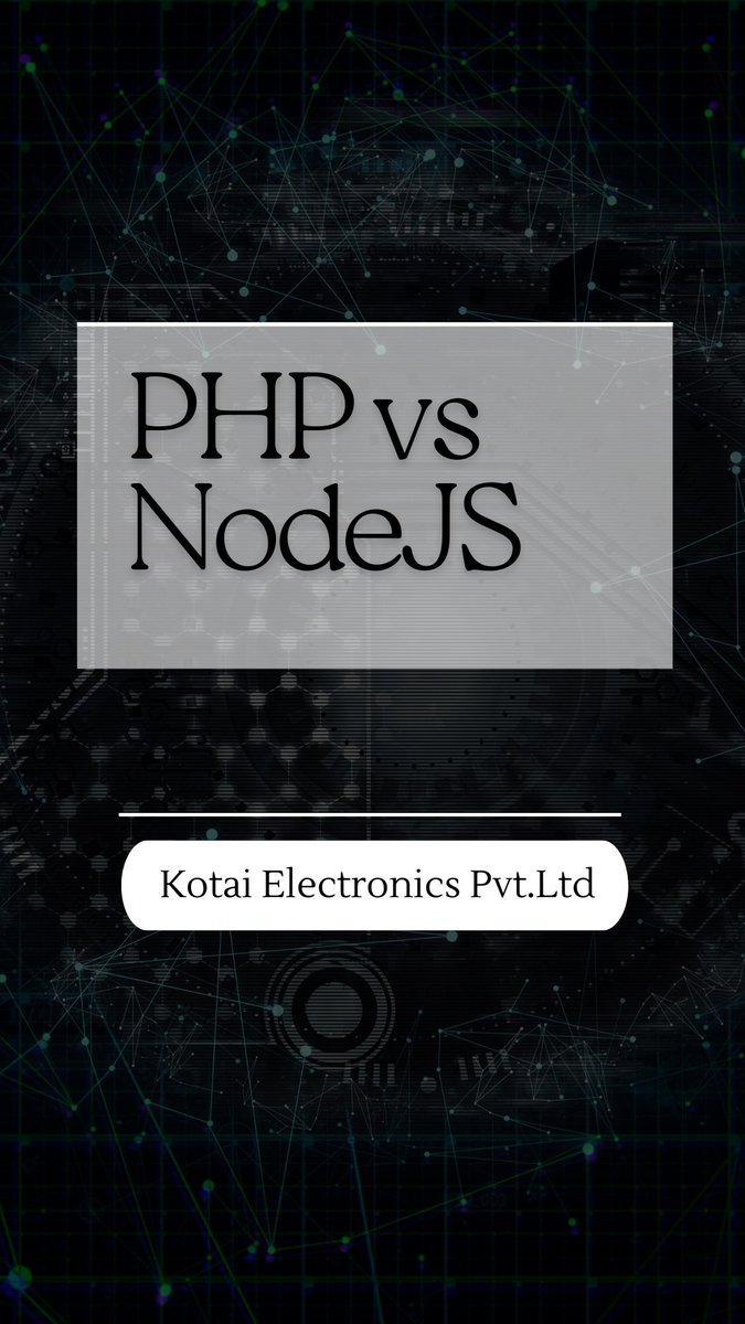 Electroni1Kotai's tweet image. PHP Vs Node.JS: Who'll be the Ultimate Winner for backend Development?
In this article, we talk about the much-debated back-end programming technologies, PHP and Node.JS
kotaielectronics.com/php-vs-node-js…
#php #nodejs #phpvsnodejs #backendchallenge #backenddeveloper #kotaielectronics
