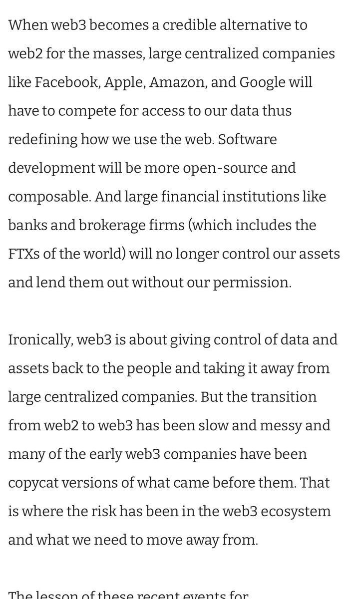 So well said, especially this part