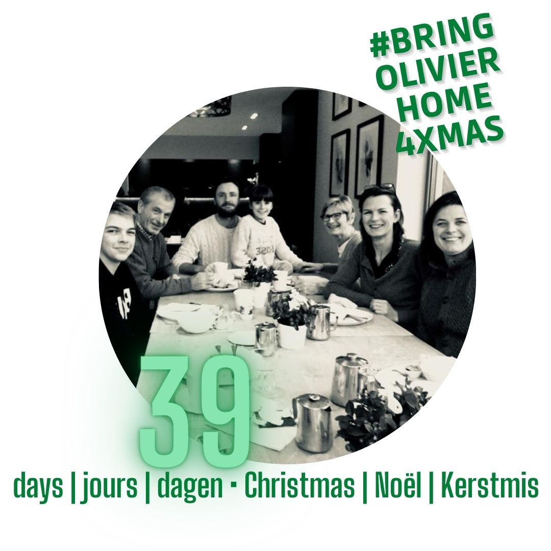 FreeOlivierVDC's tweet photo. D-39 ‘til Christmas 🎄 Olivier is surviving in a windowless basement for #266days @hadjalahbib @VincentVQ @alexanderdecroo Please make a Christmas miracle happen for his family but time is running out! Let’s #BRINGOLIVIERHOME4XMAS #EndHostageDiplomacy #FREEOLIVIERVANDECASTEELE https://t.co/YHz0EdrXMD