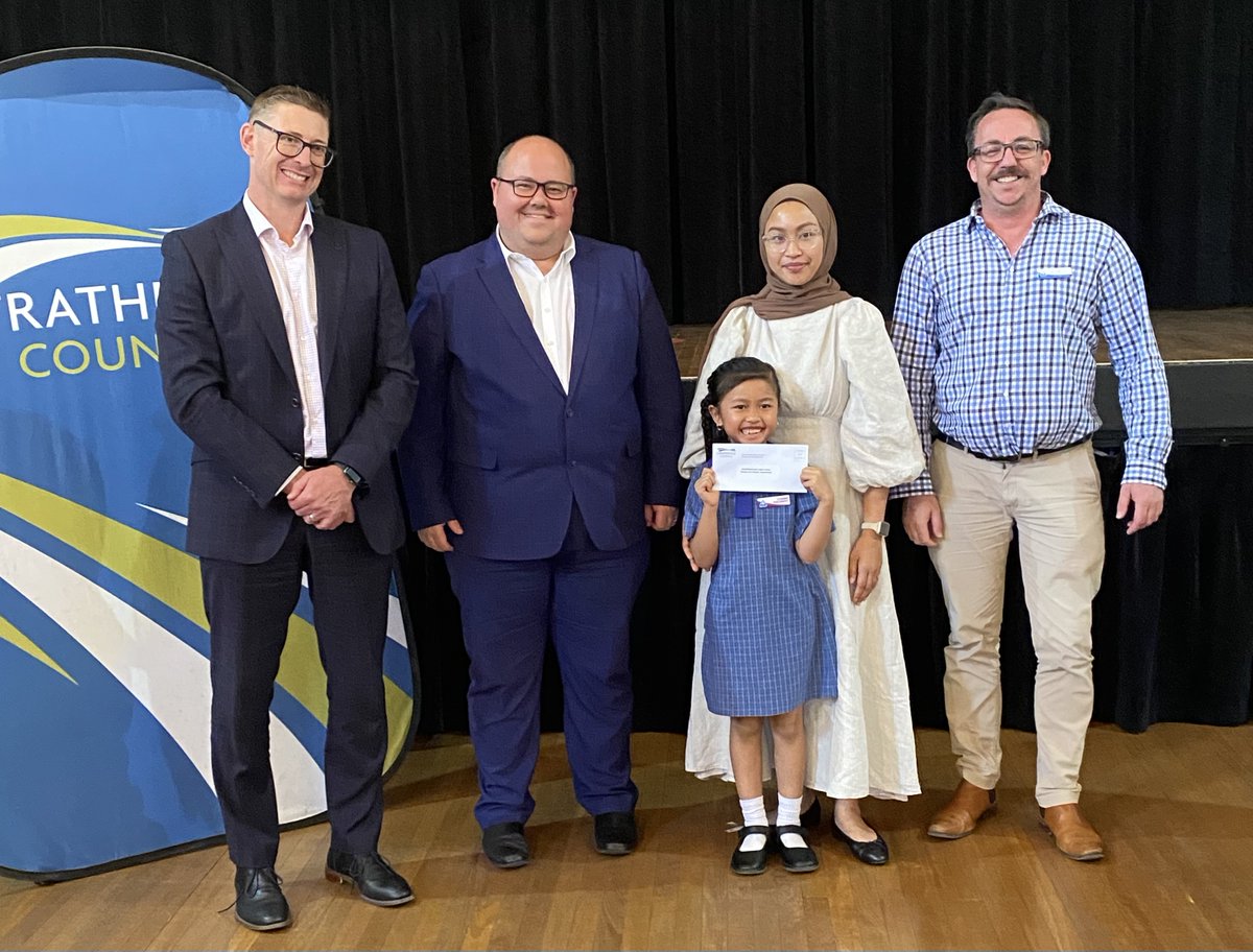 Our P&amp;C, in collaboration with the school, has been awarded $3000 through <a href="/StrathfieldMC/">StrathfieldMC</a> Community Grants program. This will go towards a range of resources to support outdoor music education and delivery of the creative arts programs. Jannah in 2/1A is excited to accept this!