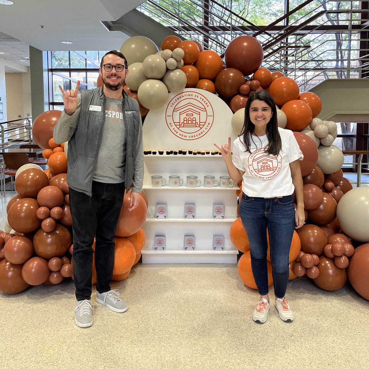 Awesome day celebrating 25 years of the “new” Gregory Gym we all know and love. Loved hearing so many student stories of the friendships that started here and memories made. Grateful for rockstar @utrecsports teammates and students that help make the magic happen daily 🤘#GRE25