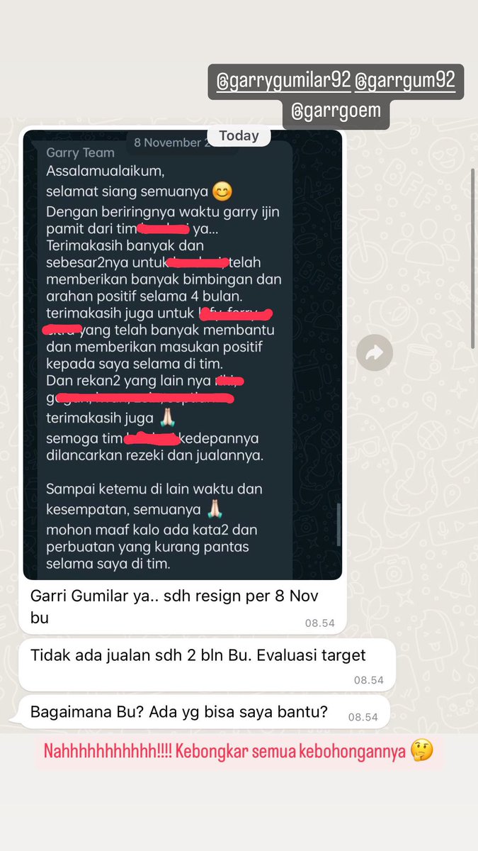 agustineintan's tweet photo. #GarryGumilarPenipu https://t.co/0eZqunxhqG