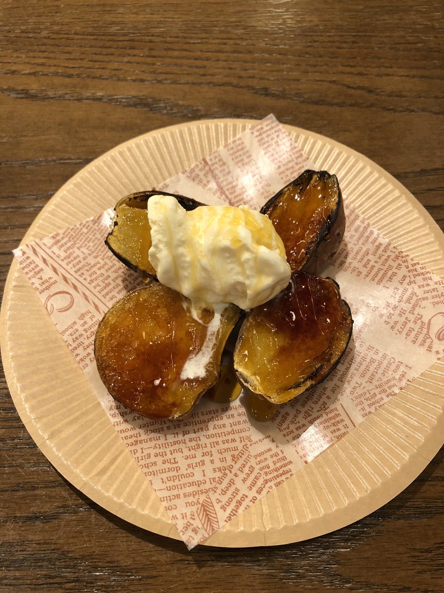 msyucchie's tweet image. 『小江戸温泉 KASHIBA』で、おやつの時間☺️
カルピスサワー🥛（牛乳の一種）と焼きいもブリュレで🍠✨
＃さつまいも
＃スイーツ
＃KASHIBA
＃温泉
＃川越
