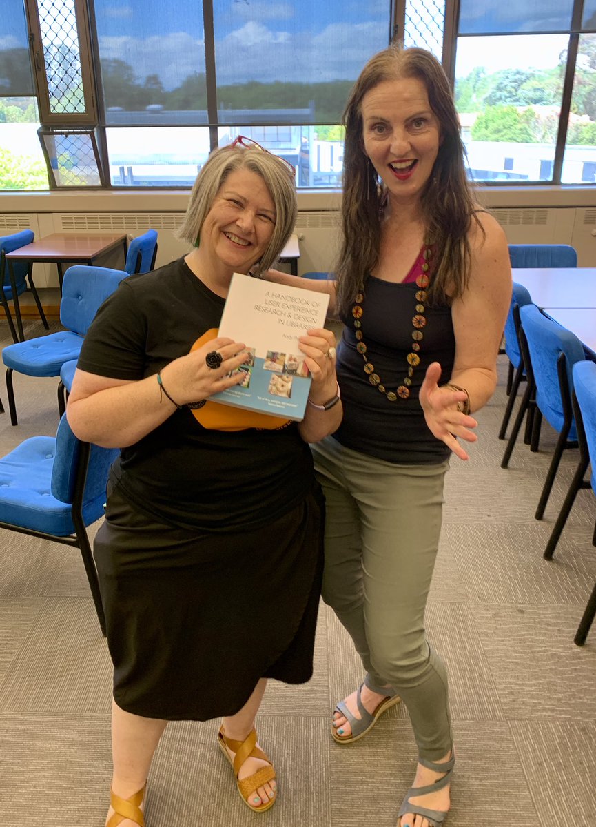 andypriestner's tweet image. Librarians reacting to my book (an occasional series)… in this edition: @AlisonWnz &amp;amp; @KatCuttriss #uxtour @Massey_Uni_Lib