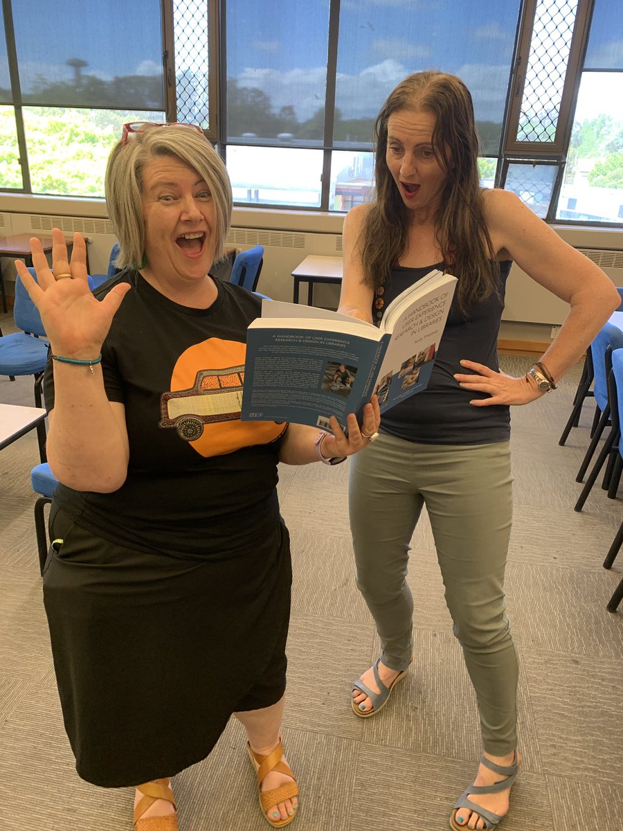 andypriestner's tweet image. Librarians reacting to my book (an occasional series)… in this edition: @AlisonWnz &amp;amp; @KatCuttriss #uxtour @Massey_Uni_Lib