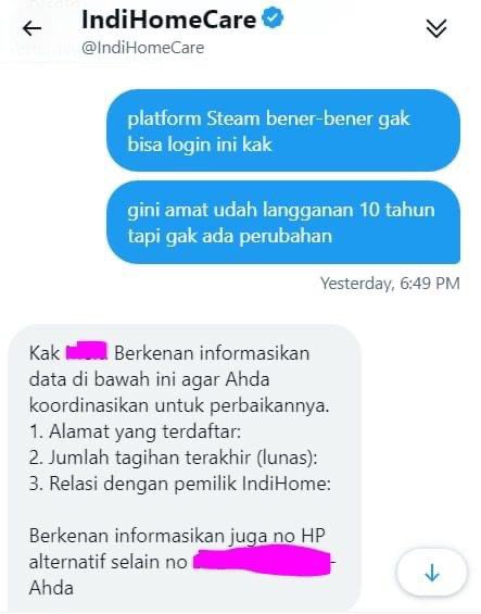 txtfrombrand's tweet photo. customer: waduh game aku ngelag nih
indihom: uninstall aja steamnya

ini semua tentang mindset https://t.co/CyVmbNbgLG