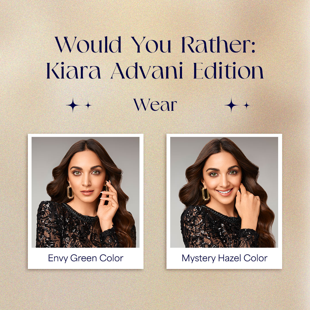 Lenskart_com's tweet photo. Love @kiaraaliaadvani's style? Pick a favourite from Kiara-approved @aqualens.in colored contact lenses and slay this wedding season. 💯
Grab your fave for FREE!
* T&C apply
Shop now: https://t.co/e2vgZ6N27s
.
#Lenskart #Aqualens #KiaraAdvani #ColoredContactLenses https://t.co/ZTBCrp3D4u