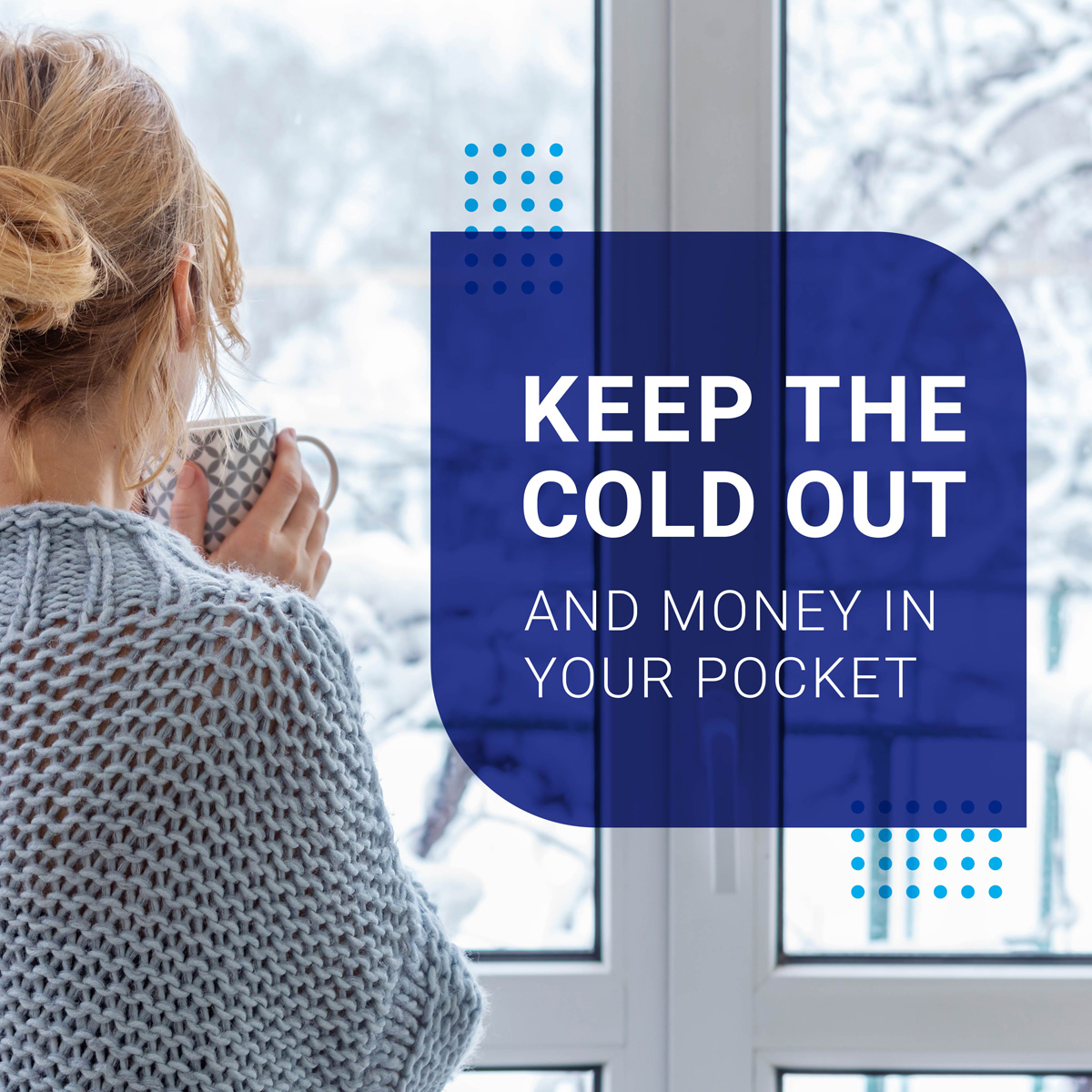 PlusMotto's tweet image. Applying weatherstripping around the frames of windows and doors helps boost winter warmth and cuts energy costs. Add door sweeps to the base of drafty doors to keep heat in and cold air out. GoSimpler.com NMLS#1592316