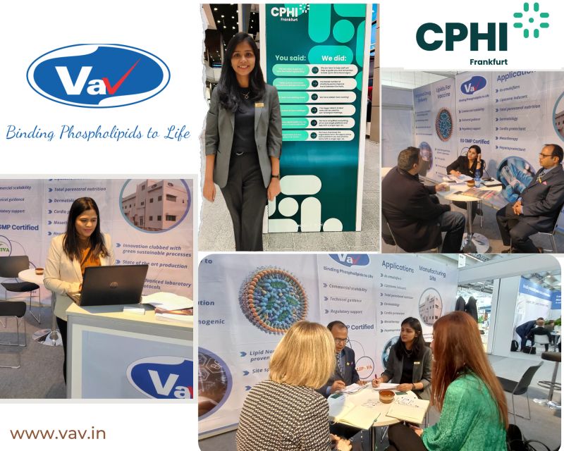 Glimpses of #VAV from #CPhI WW Frankfurt 2022.
It was indeed a pleasure meeting all our customers in-person, discussing innovative projects on developments.
#liposomaldelivery #vaccines #novelformulation #drugdelivery #bioavailability #Lipidnanoparticles #phospholipids
