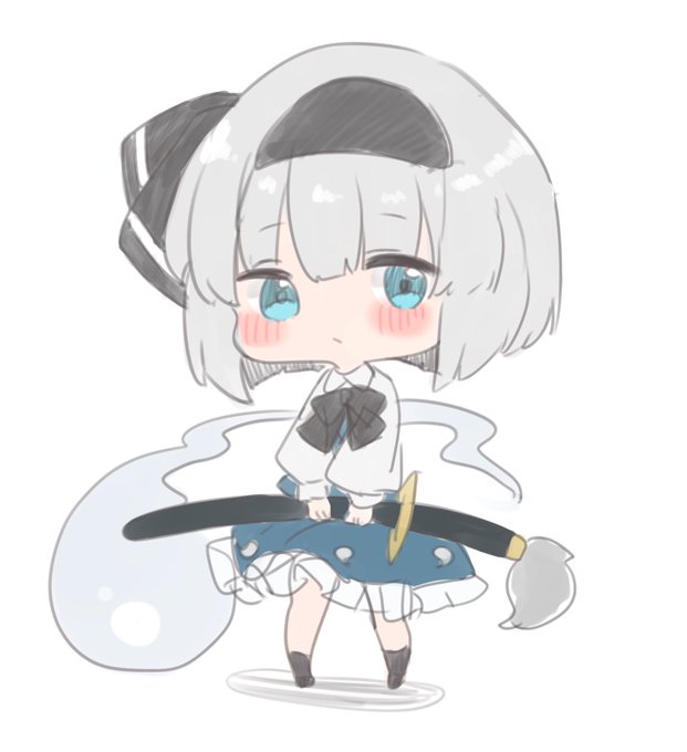 アイコン用妖夢ちゃんの全身Ver.です 