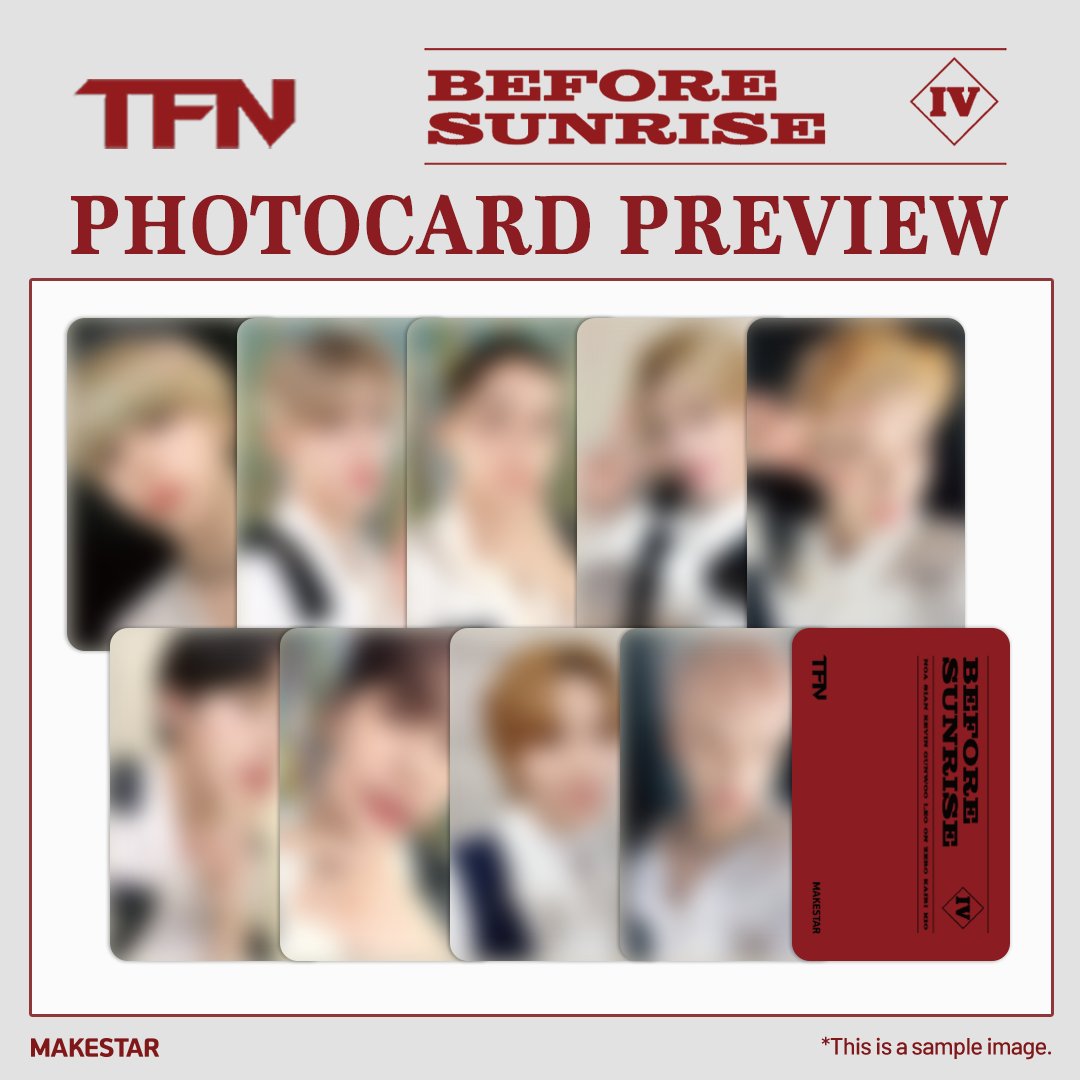 #TFN (#티에프앤) [BEFORE SUNRISE Part.4] POCA ALBUM VIDEO CALL&amp;1:1 SPECIAL EVENT

⏰마감 D-DAY! Ending Soon⏰

💛미공개 포토카드 프리뷰
💚Unreleased photocard preview

📅~11.16 23:59
🔗bit.ly/3E2uWbT

#BEFORESUNRISEPart4