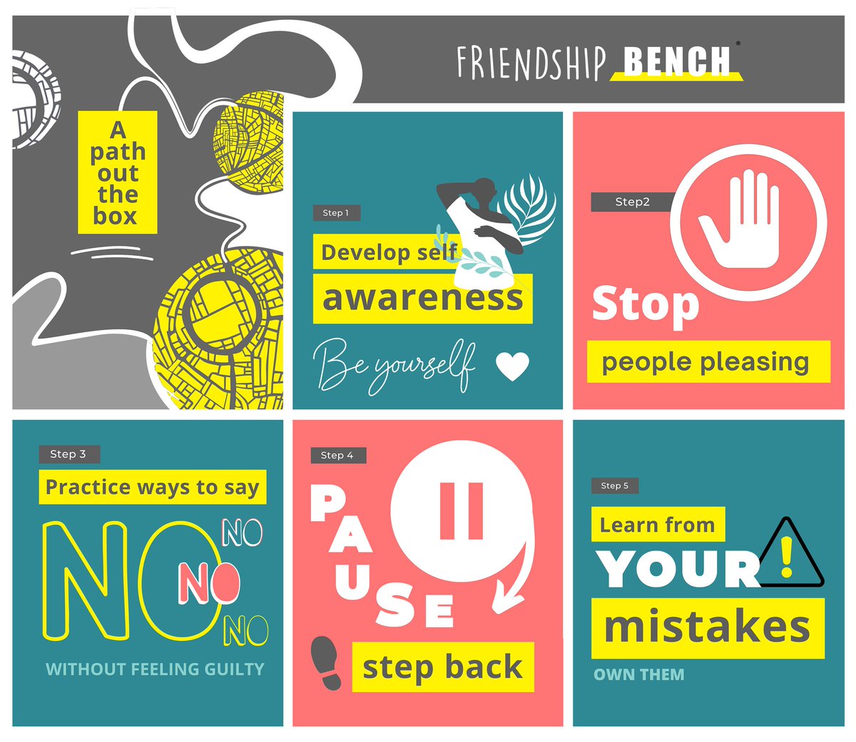 Want to get out the 📦 you're stuck in? Here are 6 small things you can do that will add up to big changes. 

Baby steps daily = mountains climbed over time!