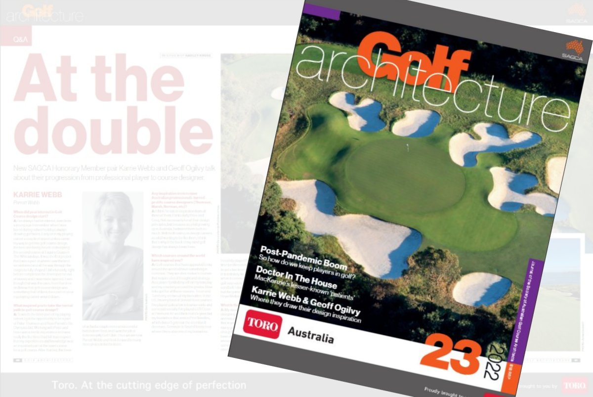 Our latest Golf Architecture magazine #23 is now available to order in hard copy. Stay up to date with golf course architecture from Australia. Hit sagca.org.au/product/sagca-… to order your hard copy to be delivered straight to your home or office. Back orders available upon request.