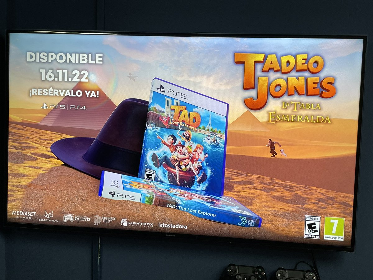 Buenos días!
Esta noche a las 22:00 estaremos en un #drycast con <a href="/RbornG/">rBorn Games</a> hablando de #TadeoJones #TadeoJonesPS5 #tadeojonesps4 de <a href="/PSTalents/">PlayStation Talents</a> 
Me acompañará <a href="/lsmartinez_it/">SiNhUx 🎮 || Trisquelion Gamers 🎧🎙️</a> (a ver si puede <a href="/DATANAGAMER2/">DATANA Gamer 🕹️ TrisquelionGamers PodCast🎙️</a>) y aprovecho a invitar a <a href="/JonBoomerPS/">JonBoomerPS 💙❤️💚🤪🎮 Trisquelion Gamers 🎙️🎙️🎙</a> 

Os recuerdo que hoy día 16 se lanza.