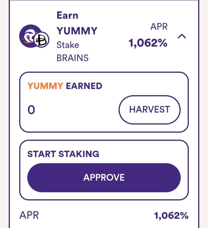 Brains_DAO_'s tweet photo. GM Brainiacs 🧠

Have you tried staking to earn with your $BRAINS?

👇
https://t.co/Rk3B4WWw9e 

Passive income!

#BRAINS #YUMMY #yieldFarming #BSC #Crypto https://t.co/LfTGt9U50z