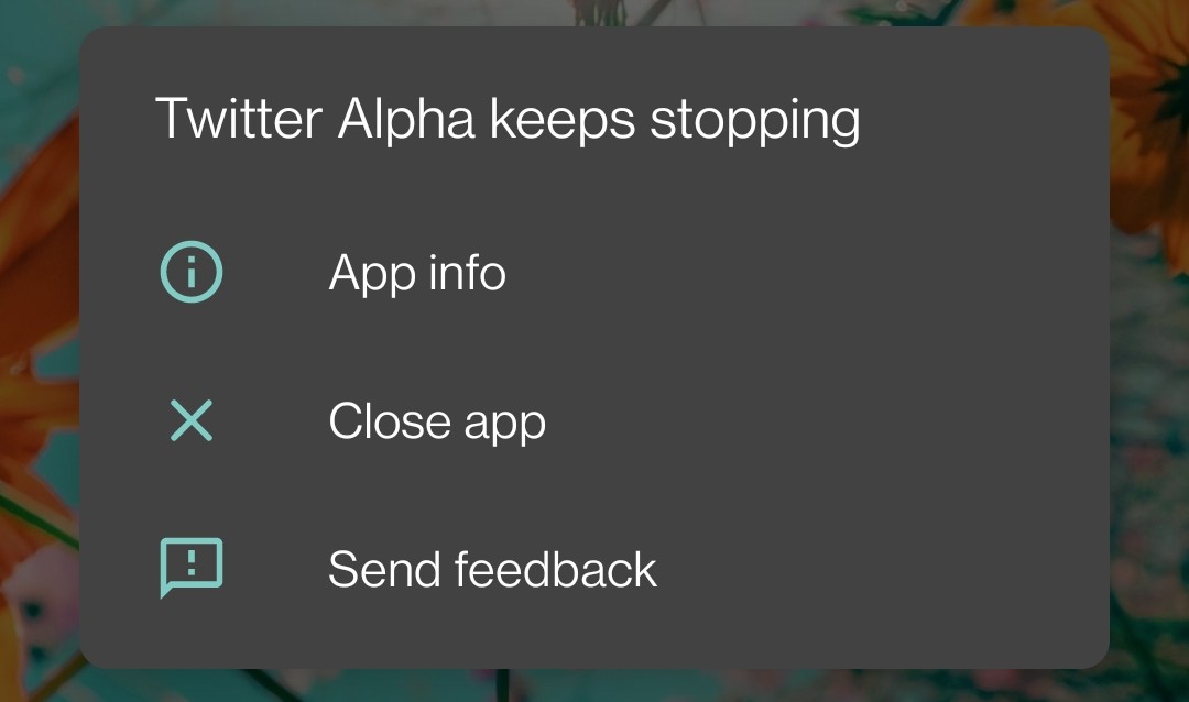 mookesc's tweet image. #twitteralpha got an update 😐