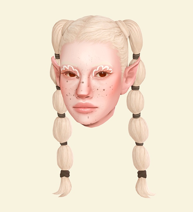 she's not from this world 
#ShowUsYourSims