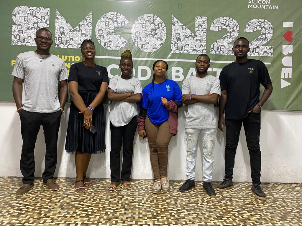 gdgbuea's tweet photo. The amazing core team that made the #CodeBattle a huge success during #smcon22
Thank you, organizers, and all volunteers of #GDG Buea, @WTMBuea, and #gdsc #ub lead
@yayamamoudou0 @ShekinahManyi @GaelleTiku @JennDdev @Xvansic @3ch310n @SMCon022 https://t.co/jjsQIKUoGI