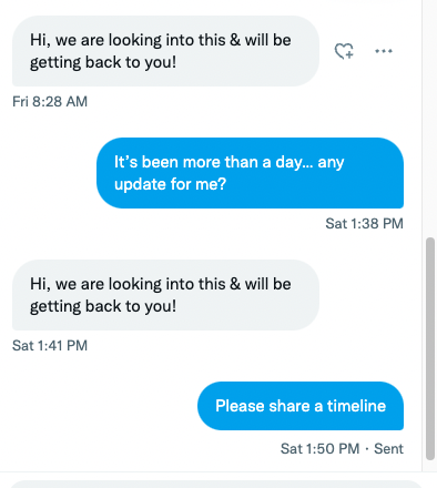 DhingraDhir's tweet photo. @bhash @bhash sir, what's the point of opening the experience centres when the customer care and the social media team of @OlaElectric  is sitting idle in the digital age when information should be available at the click of a button https://t.co/rRRr9rYaAF