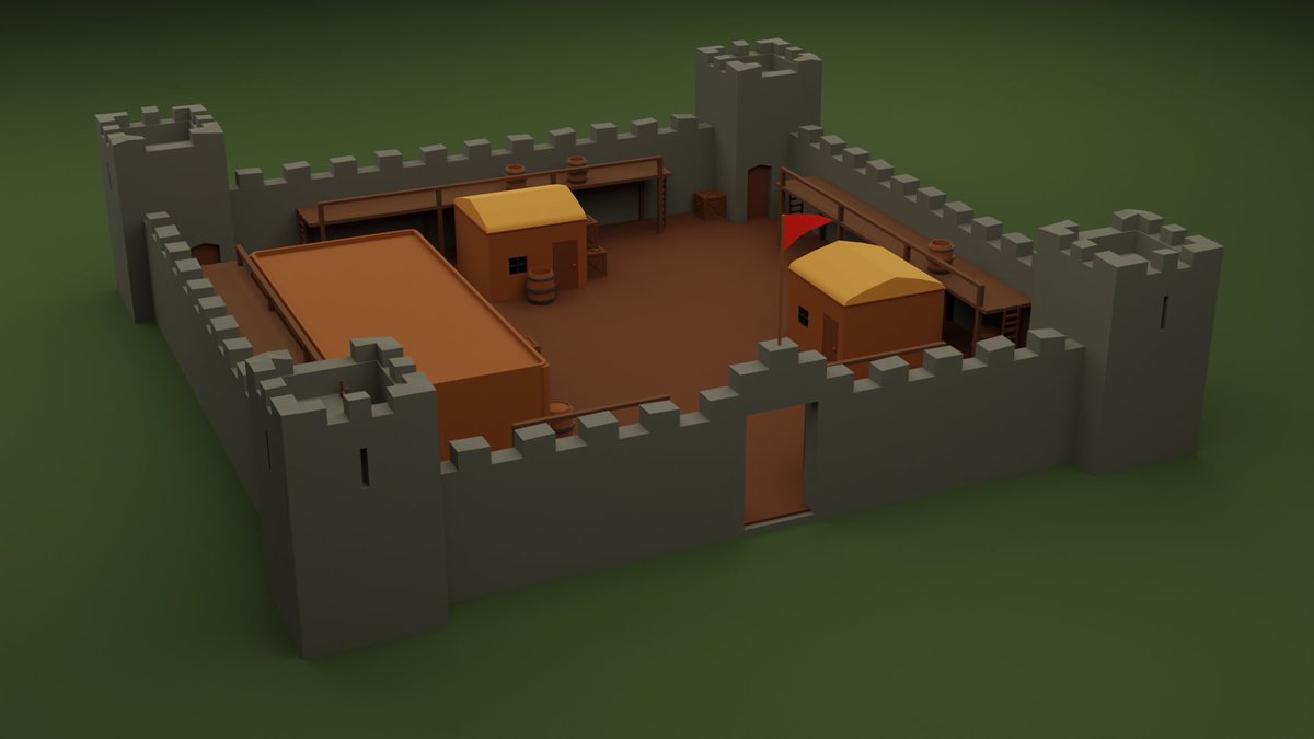 kenmft's tweet photo. Current progress of a lowpoly kingdom, opinions?
#blender #blender3d #b3d #lowpoly https://t.co/86xUvGe3m3