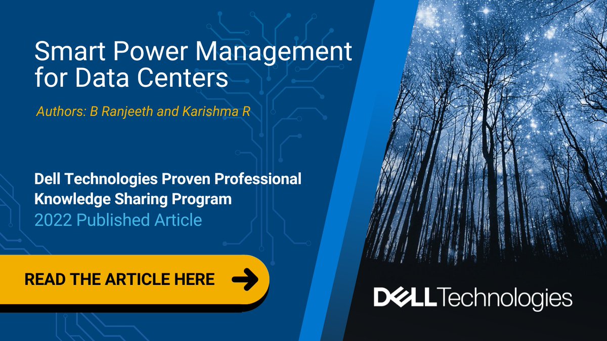 As modern data centers expand, there is an upsurge in power consumption rates. This #article explores advanced characteristics and benefits of Intelligent Power Management, branch circuit protection, three-phase power, and more.

Read it here: dell.to/3DSM2cl

#IWork4Dell