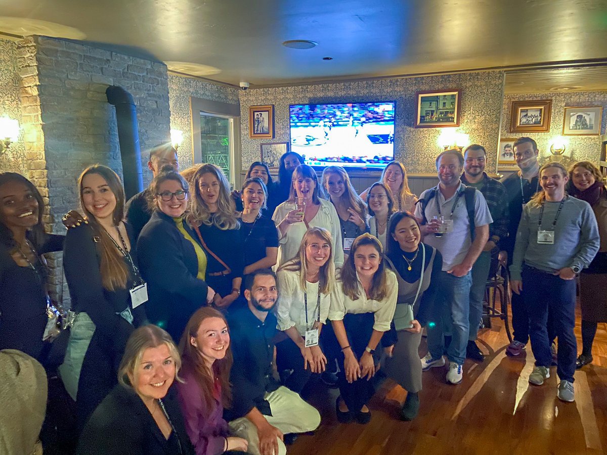 Eldin Jašarević (@neuroeldin) on Twitter photo Thank you to everyone that came out for our impromptu microbiome #SfN22 happy hour. So incredible to watch this community grow every year, and finally have a chance to meet everyone!
Big kudos to <a href="/liviahmorais/">Livia Hecke Morais, PhD</a> for organizing! Looking forward to next year!
📸: <a href="/AyaOsman/">Aya Osman, PhD</a> Thank you to everyone that came out for our impromptu microbiome #SfN22 happy hour. So incredible to watch this community grow every year, and finally have a chance to meet everyone!
Big kudos to <a href="/liviahmorais/">Livia Hecke Morais, PhD</a> for organizing! Looking forward to next year!
📸: <a href="/AyaOsman/">Aya Osman, PhD</a>