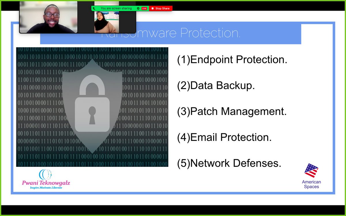 Antony Wugoma (@antony_wugoma) on Twitter photo Ransomware has become a prevalent issue with increased connectedness.Did a session with <a href="/ACMombasa/">AmericanCorner spaces Mombasa</a> where I explored the anatomy of a ransomware attack,various examples in the past,how to protect yourself your against it and mitigating one. Ransomware has become a prevalent issue with increased connectedness.Did a session with <a href="/ACMombasa/">AmericanCorner spaces Mombasa</a> where I explored the anatomy of a ransomware attack,various examples in the past,how to protect yourself your against it and mitigating one.