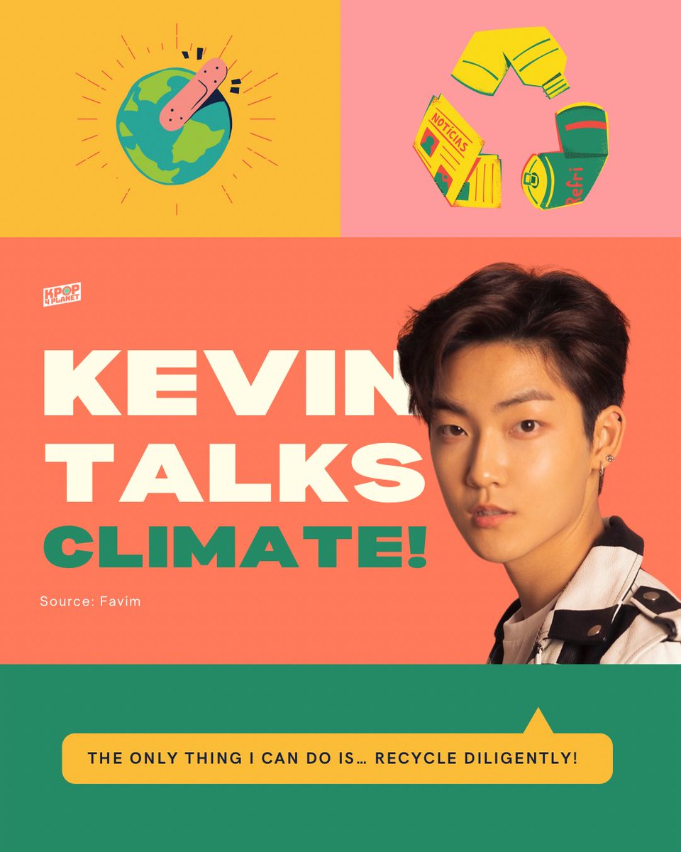 kpop4planet's tweet photo. It's #BeRecycled Day and here The Boyz's Kevin promotes Recycling! โป๏ธ
On PM, Kevin shares how he's helping the planet. From recycling โ to take any tape off from the package! OUR ENVIRONMENTALIST BOY โ๏ธ๐ฅบ
Let's recycle, use reusable bottles and conserve trees! ๐ฒ๐๐
#NKDP https://t.co/ayX2O2Xi2J