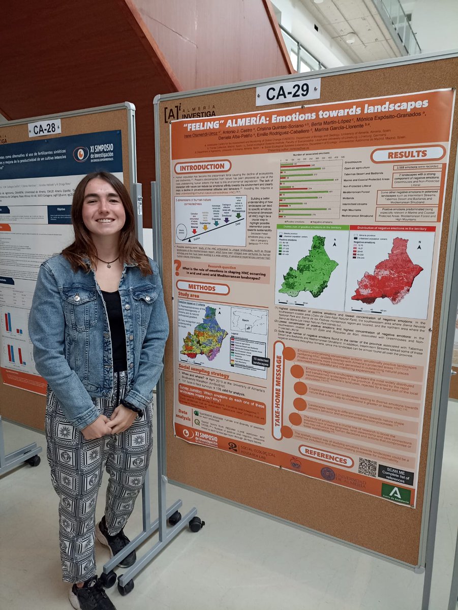 ScalableProject's tweet photo. @irene_mendi presented her research on the role of #emotions for the conservation of semi-arid landscapes @antoniojcastro https://t.co/7gaZlemqJQ