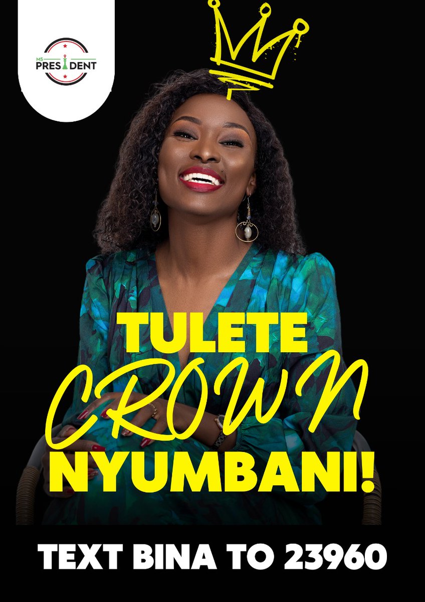 Have you voted today?
We are entering the home stretch and finishing strong make sure you tell a friend to vote for <a href="/BinaMaseno/">Bina Maseno #MadamPresident</a> 
#sheleadsnow
#shecanlead
#BinaForMspresident